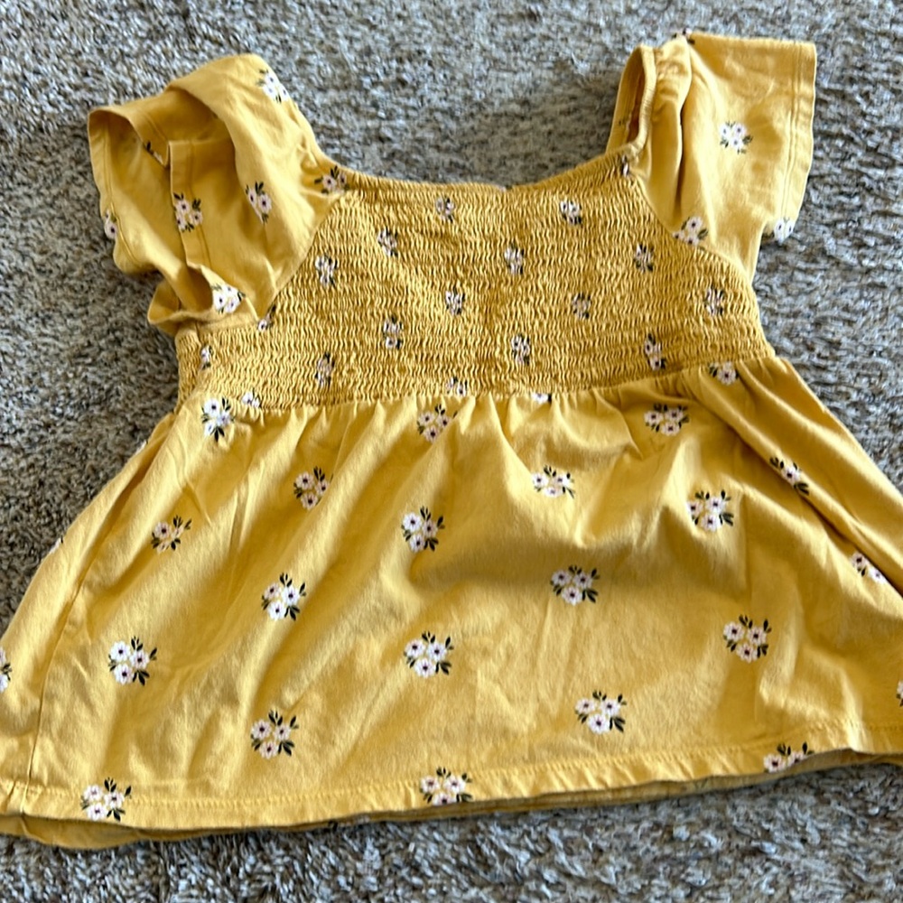 Yellow girls top